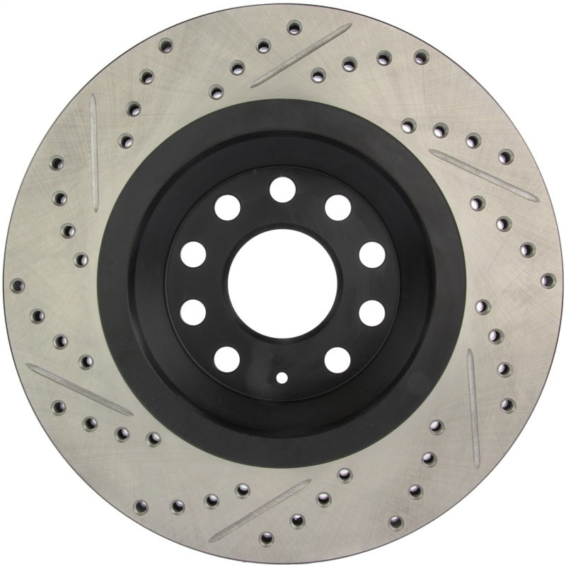 StopTech 09 VW Passat CC / 06-09 Passat Slotted & Drilled Left Rear Rotor-thumbmail-9