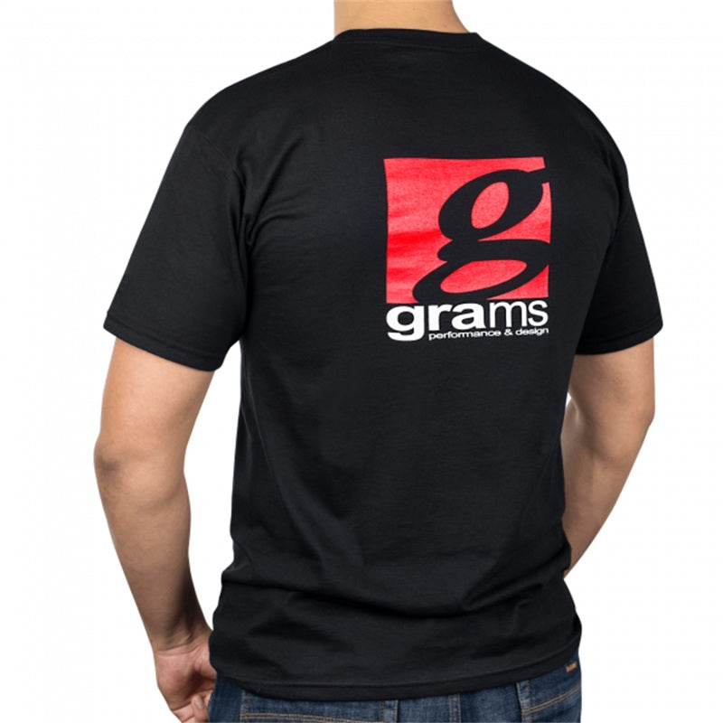 Grams Performance and Design Logo Black T-Shirt - M-thumbmail-3