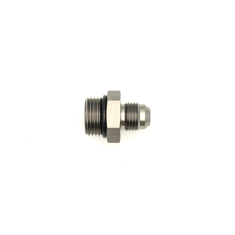 DeatschWerks 8AN ORB Male to 6AN Male Flare Adapter (Incl O-Ring) - Anodized Matte Black-thumbmail-2
