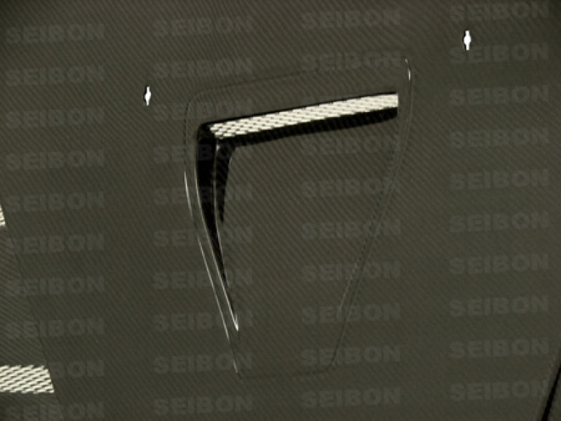 Seibon 08-12 Mitsubishi Evo X TS-style Carbon Fiber Hood-thumbmail-3