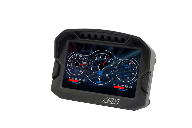AEM CD-5LG Carbon Logging Digital Dash Display w/ Internal 10Hz GPS & Antenna-thumbmail-27