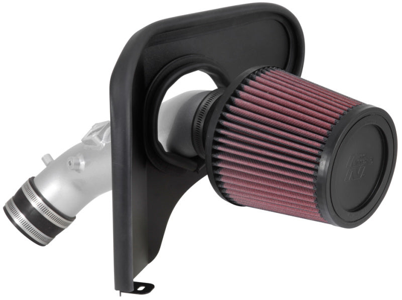K&N 2013-14 Honda Accord 2.4L L4 69 Series Typhoon Air Intake System - Silver Cold Air Intake Kit-thumbmail-8