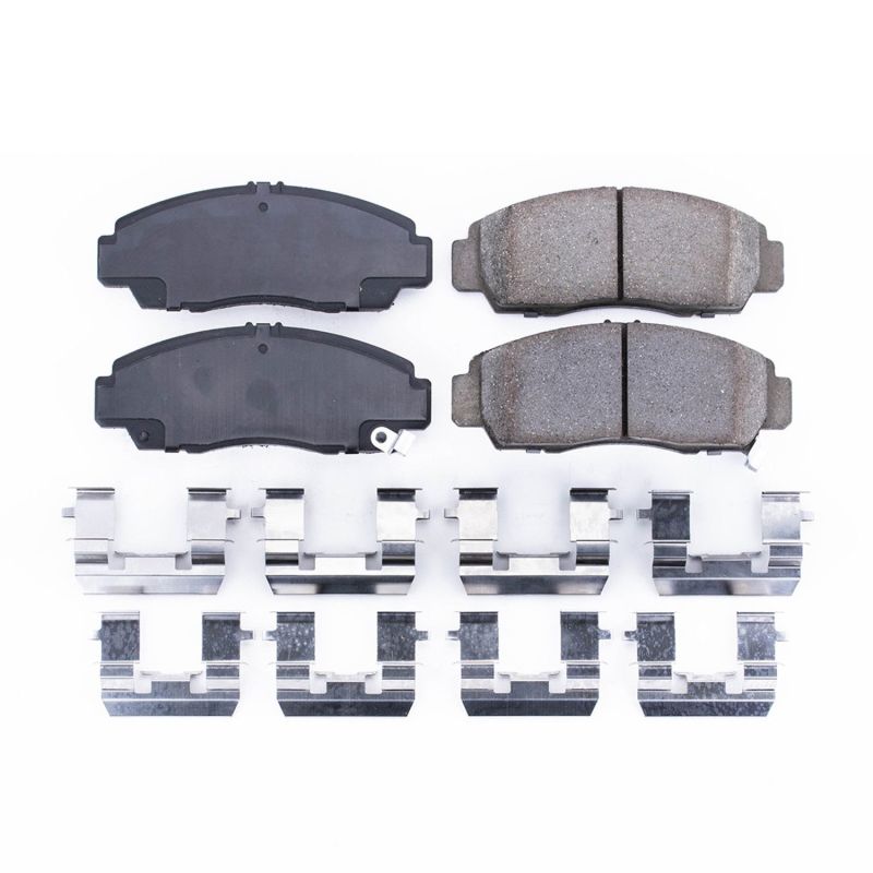 Power Stop 01-03 Acura CL Front Z17 Evolution Ceramic Brake Pads w/Hardware-thumbmail-1
