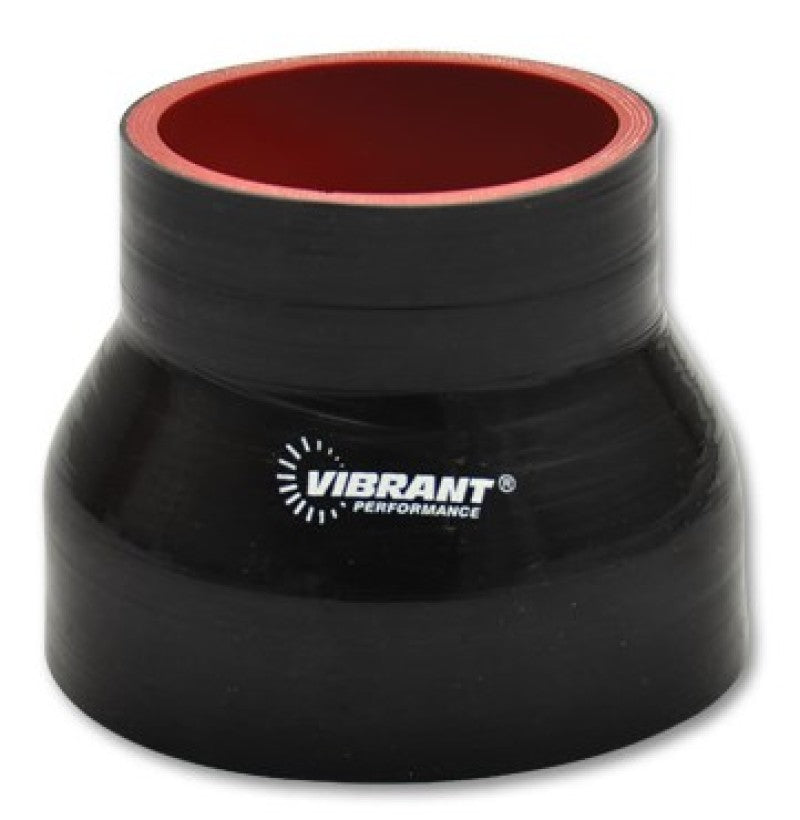 Vibrant 4 Ply Reducer Coupling .75in x .50in x 4in Long - Black-thumbmail-2
