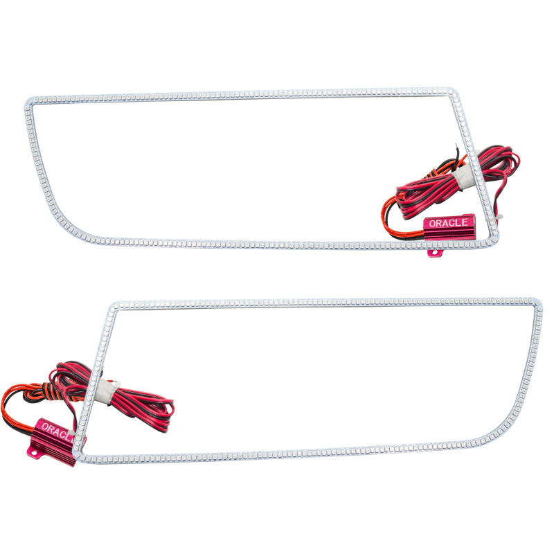 Oracle Chevrolet Camaro Non-RS 14-15 LED Halo Kit Square Style - White-thumbmail-1