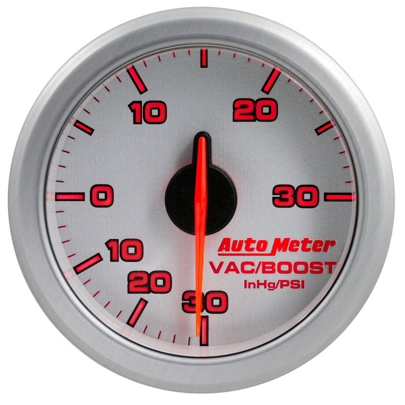 Autometer Airdrive 2-1/6in Boost/Vac Gauge 30in HG/30 PSI - Silver-thumbmail-8