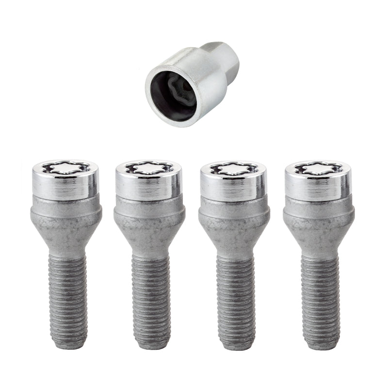 McGard Wheel Lock Bolt Set - 4pk. (Cone Seat) M12X1.5 / 17mm Hex / 31.7mm Shank Length - Chrome-thumbmail-7