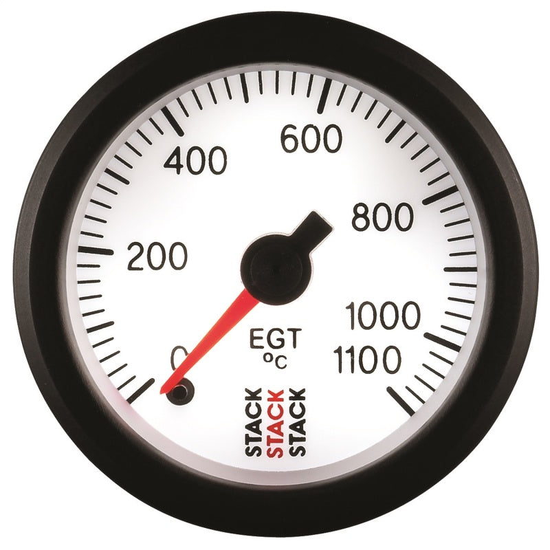 Autometer Stack 52mm 0-1100 Deg C Pro Stepper Motor Exhaust Gas Temp Gauge - White-thumbmail-4