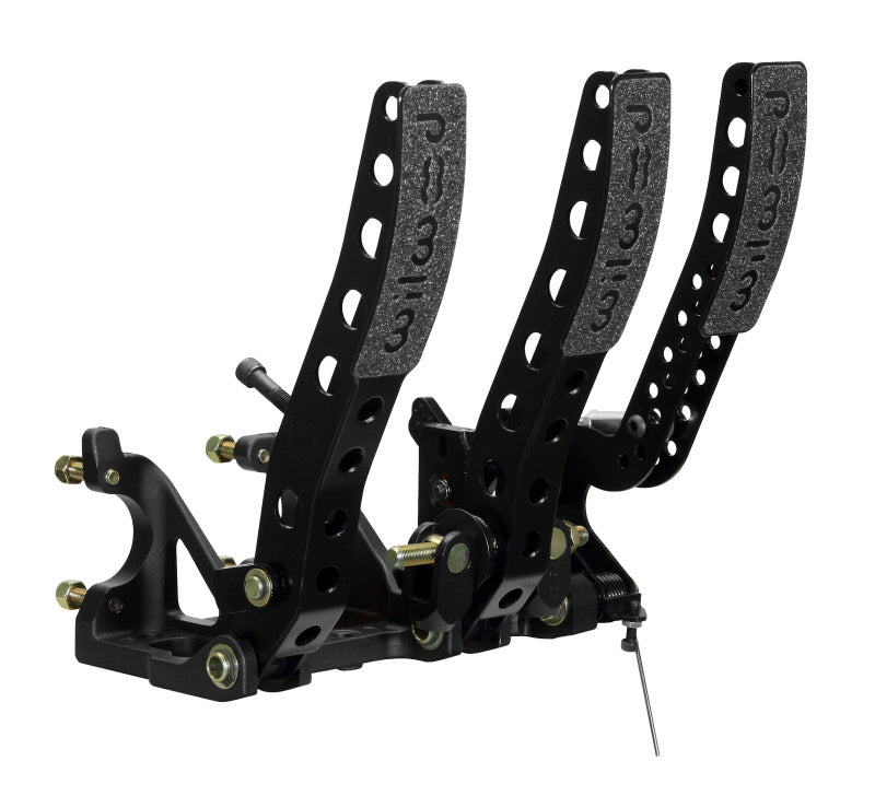 Wilwood Pedal Assembly Floor Mount-Brake Clutch & Throttle w/ Throttle Linkage-thumbmail-1