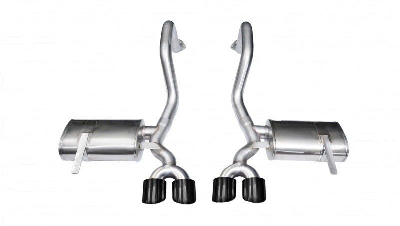 Corsa 97-04 Chevrolet Corvette C5 Z06 5.7L V8 Black Xtreme Axle-Back Exhaust-thumbmail-2