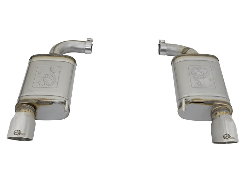 aFe MACHForce XP 2.5in 409 Stainless Axle Back Exhaust w/Stainless Tips 15-17 Ford Mustang I4-2.3L-thumbmail-8