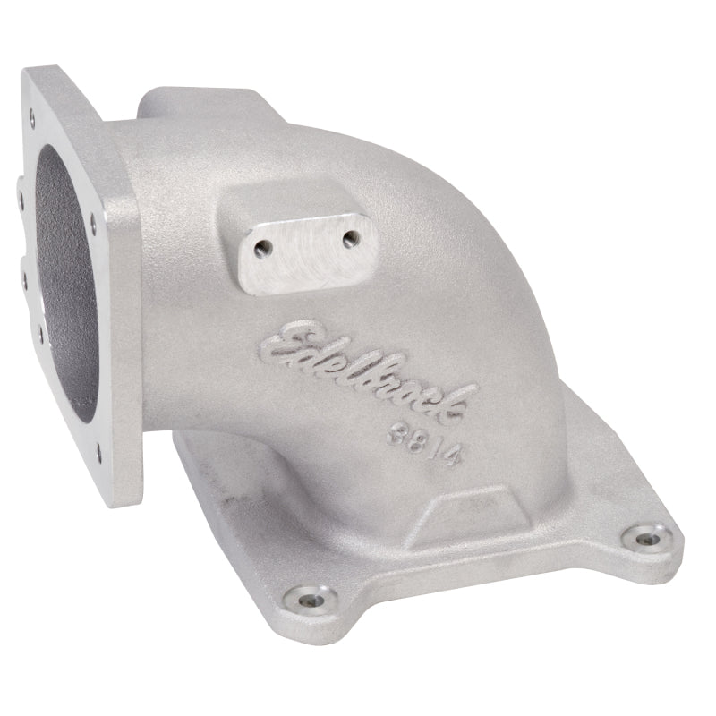 Edelbrock EFI Intake Elbow Universal 100 Deg 95mm T B to 4500 Dominator Flange Tall Profile-thumbmail-3