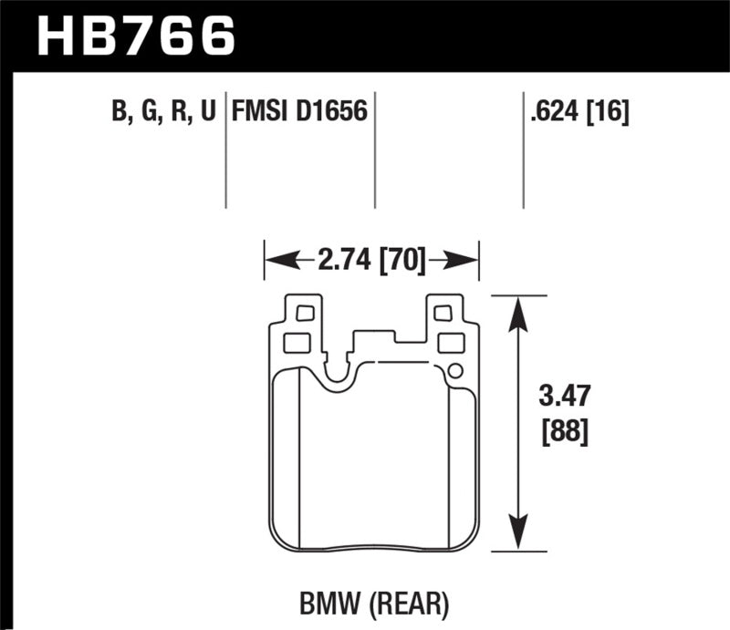 Hawk BMW DTC-60 Race Rear Brake Pads-thumbmail-4