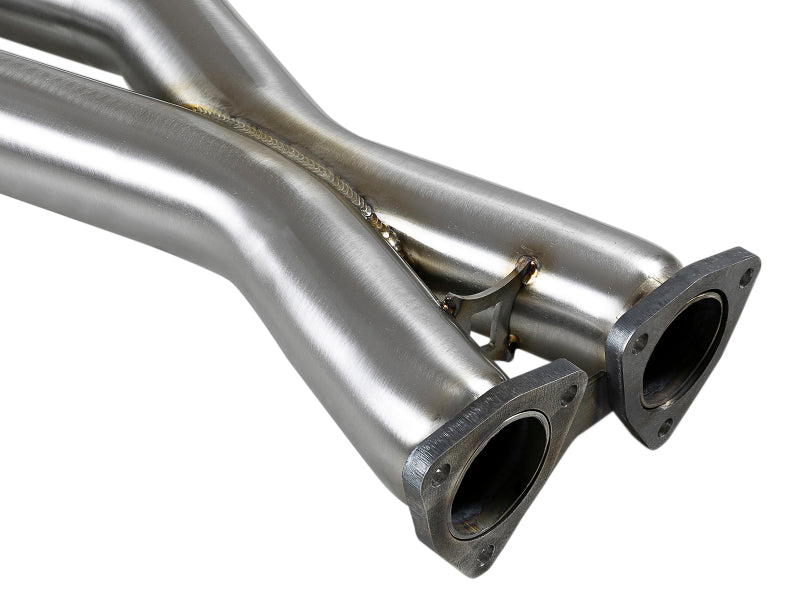 aFe Twisted Steel HDR X-Pipe SS-304 01-06 BMW M3 3.2L S54-thumbmail-7