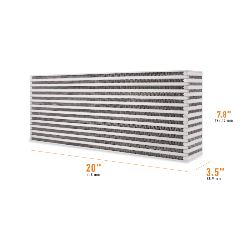 Mishimoto Universal Air-to-Air Intercooler Core - 20in / 7.8in / 3.5in-thumbmail-2