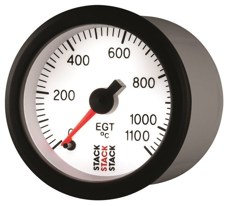 Autometer Stack 52mm 0-1100 Deg C Pro Stepper Motor Exhaust Gas Temp Gauge - White-thumbmail-5