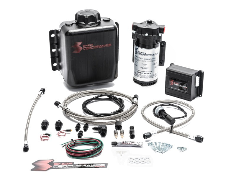 Snow Performance Stg 2 Boost Cooler Prog. Engine Mount Water Injection Kit (SS Braid Line & 4AN)-thumbmail-7