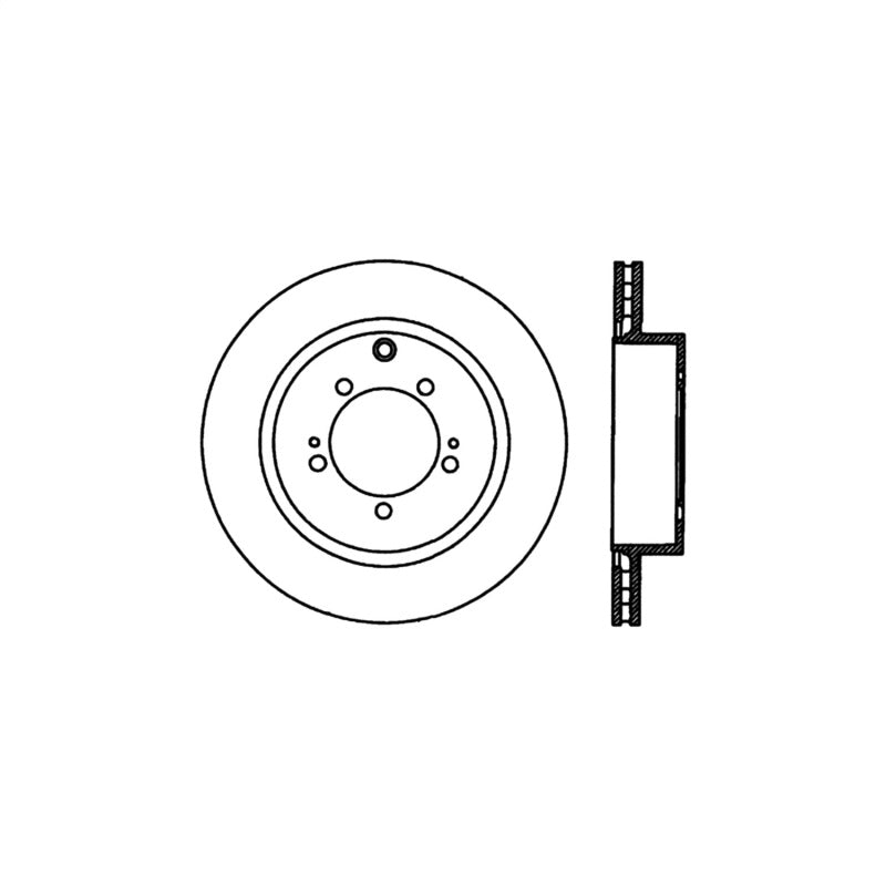 Stoptech 03-06 Evo 8 & 9 Rear Premium High Carbon CRYO-STOP Rotor-thumbmail-9