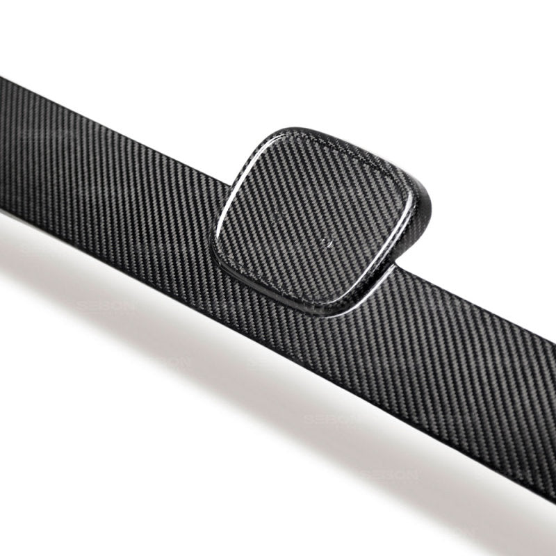 Seibon 2016+ Honda Civic 4DR Carbon Fiber OE Trunk Garnish-thumbmail-6