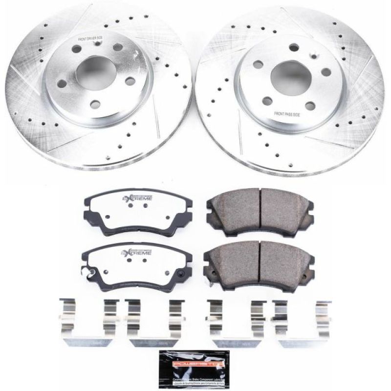 Power Stop 2017 Buick Regal Front Z26 Street Warrior Brake Kit-thumbmail-1
