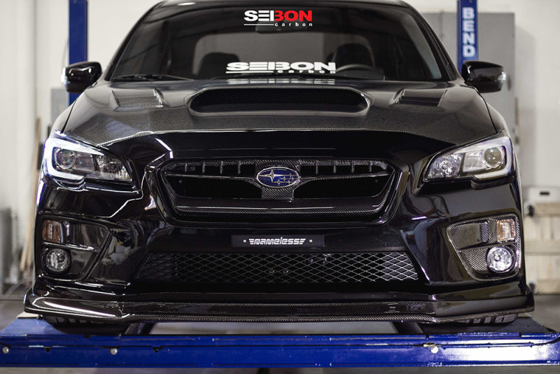 Seibon 2015 Subaru WRX OEM Carbon Fiber Front Grill-thumbmail-7