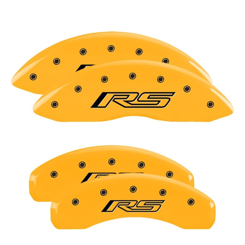 MGP 4 Caliper Covers Engraved Front & Rear Gen 5/RS Yellow finish black ch-thumbmail-3