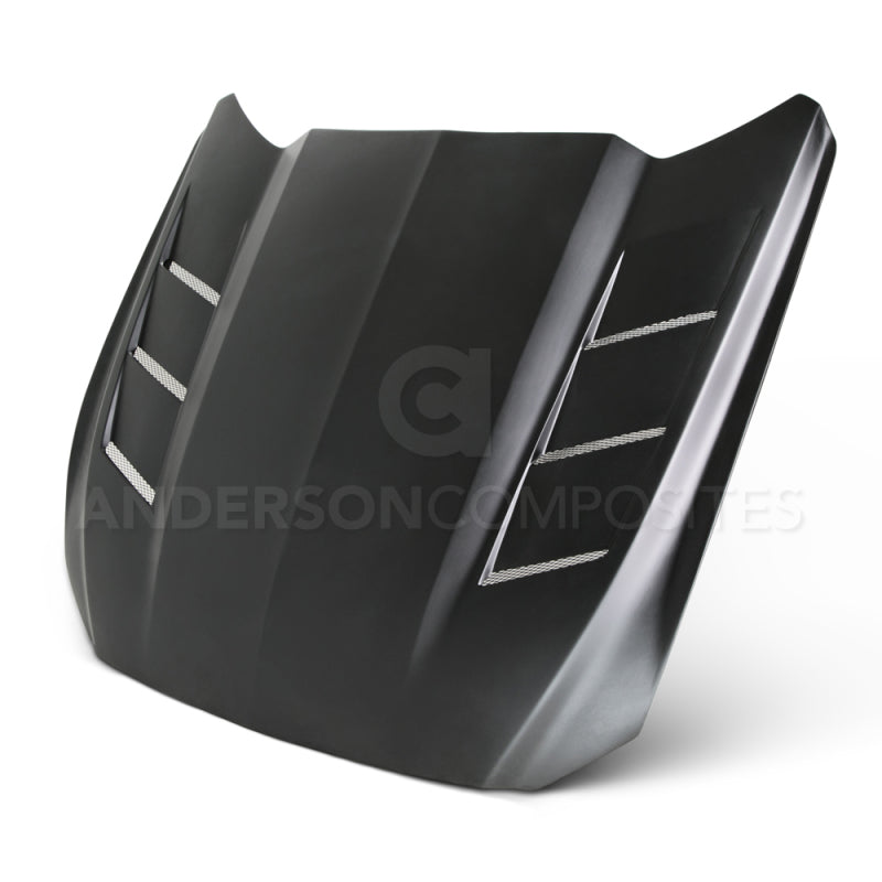 Anderson Composites 15-16 Ford Mustang (Excl. GT350/GT350R) Fiberglass Heat Extractor Hood-thumbmail-2