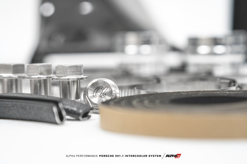 AMS Performance Porsche 997.1TT Alpha Intercooler System (For Stock Framed Turbos)-thumbmail-12