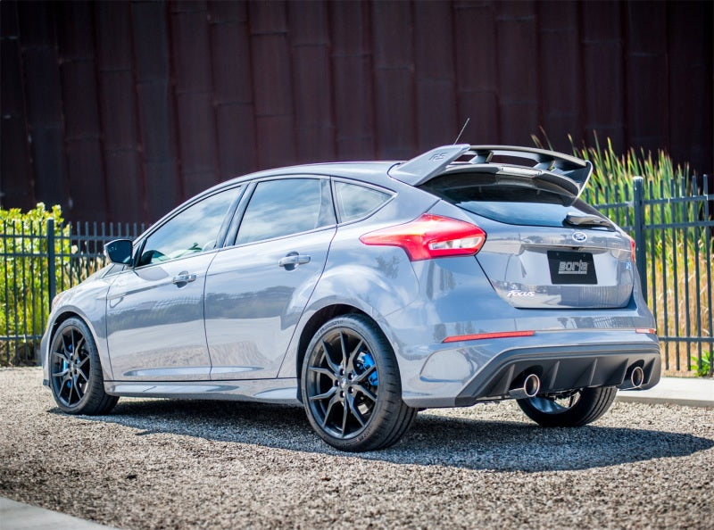 Borla 16-17 Ford Focus RS 2.3L MT Round Angle-Cut Tips Split Rear Exit ATAK Catback Exhaust-thumbmail-4