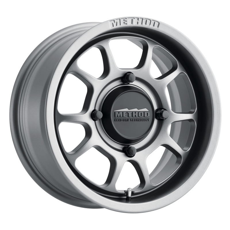 Method MR409 Bead Grip 15x7 / 5+2/38mm Offset / 4x136 / 106.25mm CB Steel Grey Wheel-thumbmail-2