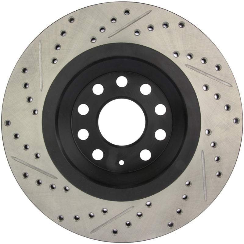 StopTech 09 VW Passat CC / 06-09 Passat Slotted & Drilled Left Rear Rotor-thumbmail-10
