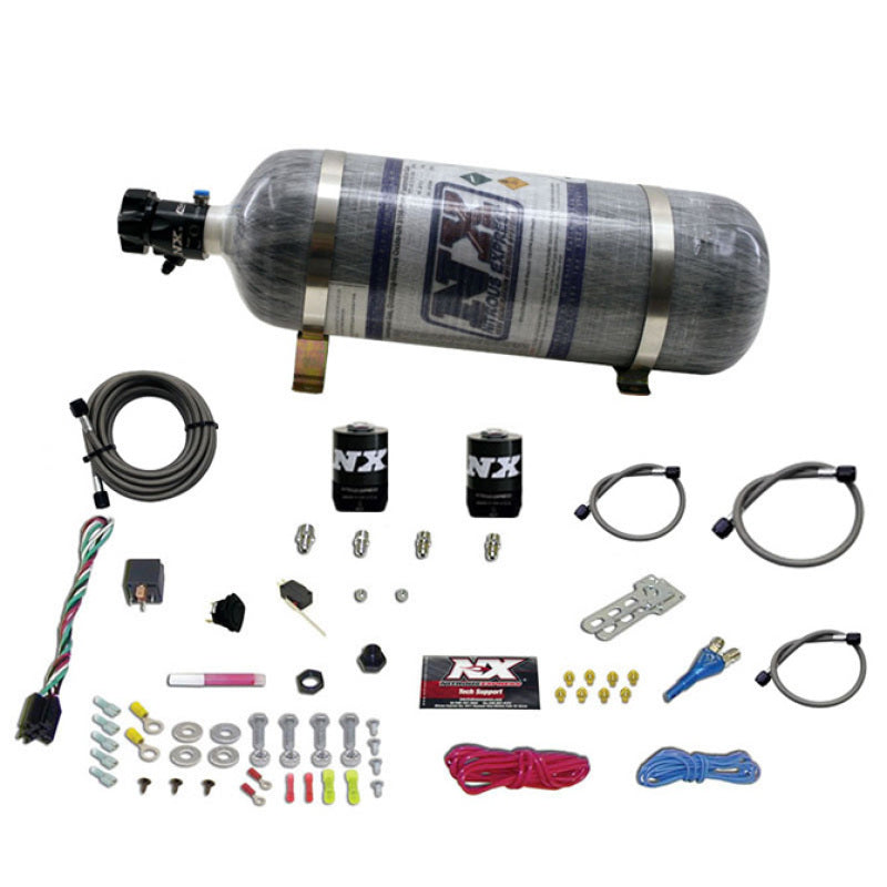 Nitrous Express Dodge EFI Race Single Nozzle Nitrous Kit (100-250HP) w/Composite Bottle-thumbmail-2