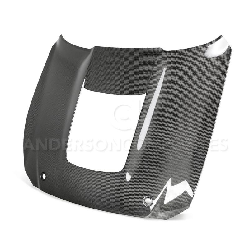 Anderson Composites 2020 Mustang Shelby GT500 Double Sided Carbon Fiber Hood-thumbmail-7