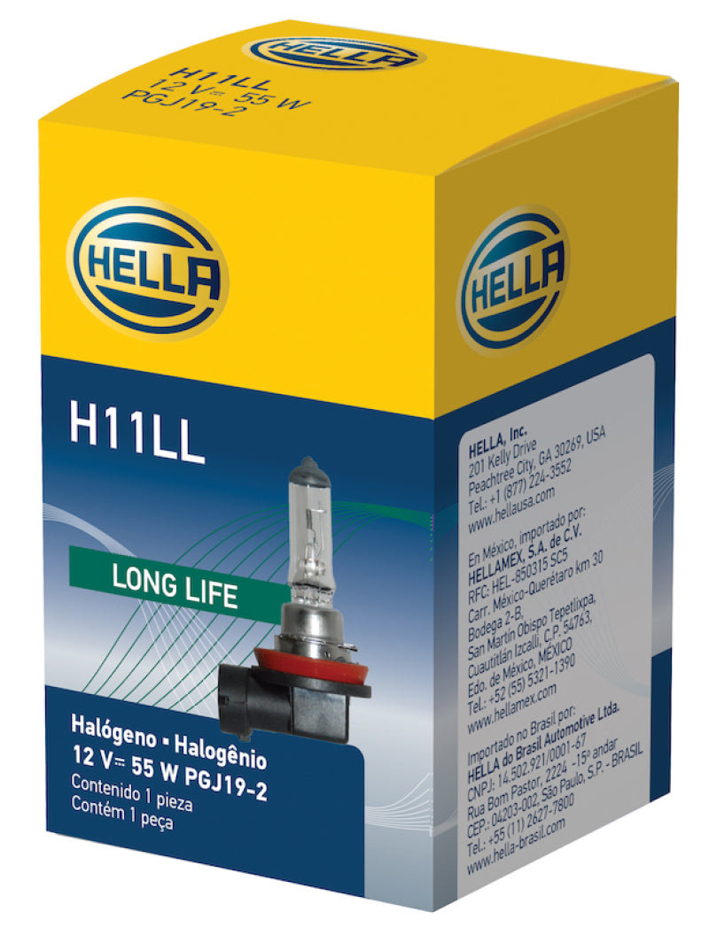 Hella Bulb H11 12V 55W PGJ19-2 T4 LONG LIFE-thumbmail-7