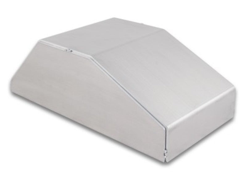 Vibrant I/C End Tank 6in Wide 12in Long 4in Tall Use w/ Horizontal I/C Core 12844 - 5052 Aluminum-thumbmail-2