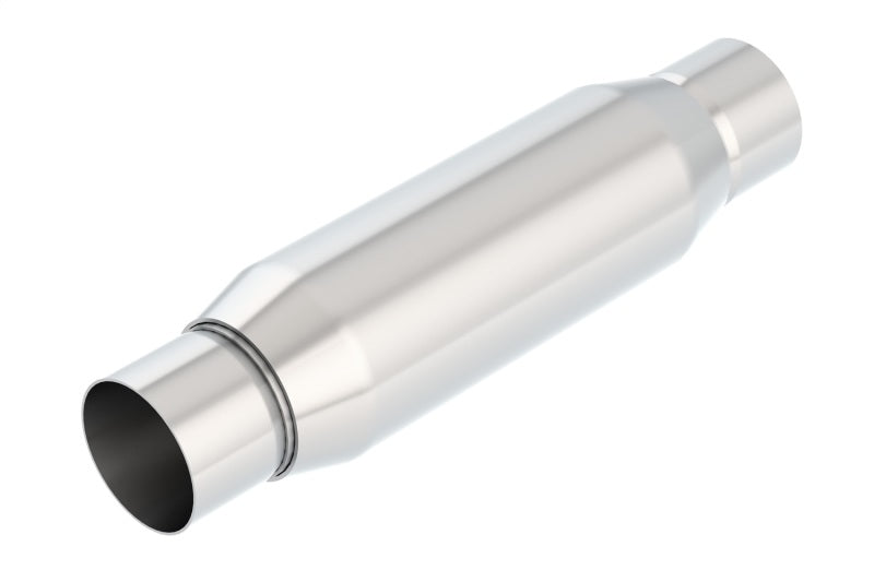 Borla CrateMuffler Resonator Option 2.5in Center/Center 3.5in Round x 10in-thumbmail-2