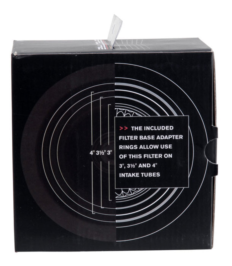 Spectre Adjustable Conical Air Filter 2-1/2in. Tall (Fits 3in. / 3-1/2in. / 4in. Tubes) - Red-thumbmail-17