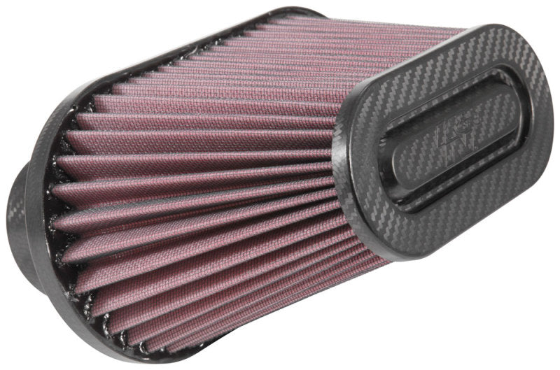 K&N Universal Air Filter - 3in Dual Flange / 10x5.125in Base / 6.375x3.0625in Top / 5.5in Height-thumbmail-2