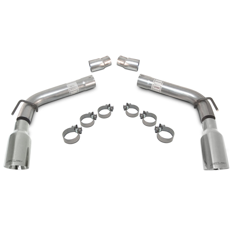 SLP 2010-2015 Chevrolet Camaro 6.2L LoudMouth Axle-Back Exhaust w/ 4in Tips-thumbmail-1