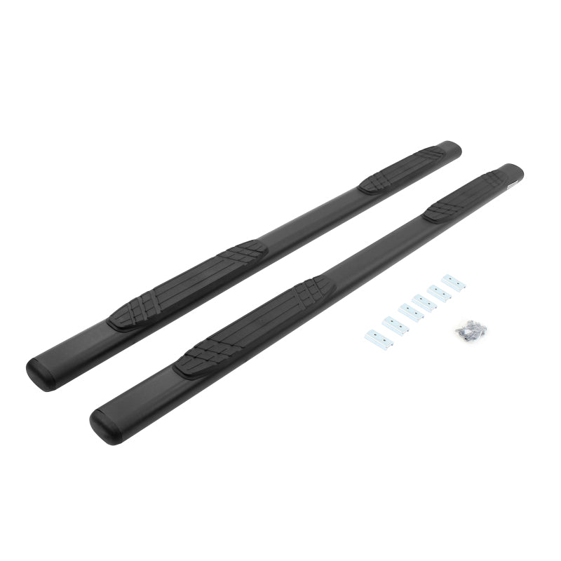 Go Rhino 4in OE Xtreme SideSteps - Textured Black - 80in-thumbmail-2