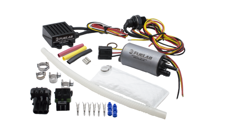 Fuelab 253 In-Tank Brushless Fuel Pump Kit w/9mm Barb & 6mm Siphon/72002/74101/Pre-Filter - 500 LPH-thumbmail-4