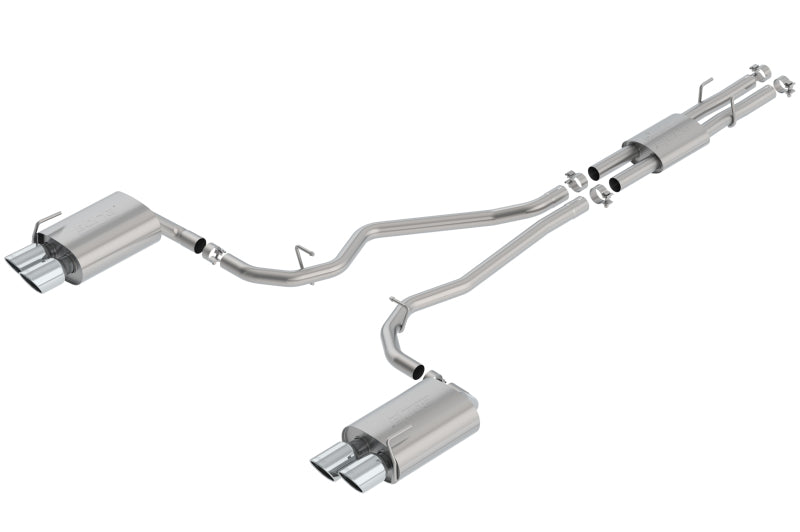 Borla 2020 Ford Explorer ST 3.0L V6 2.25in ATAK Exhaust - Chrome Tips-thumbmail-1