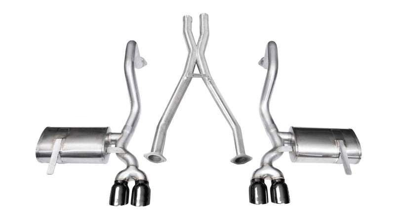 Corsa 97-04 Chevrolet Corvette C5 Z06 5.7L V8 Black Xtreme Cat-Back + XO Exhaust-thumbmail-2