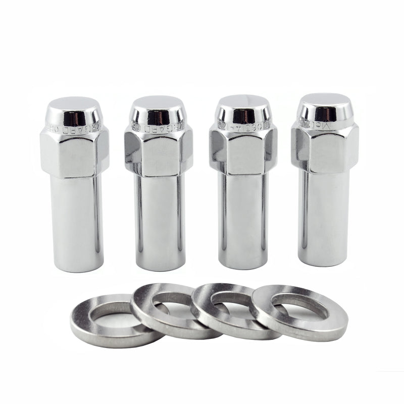 McGard Hex Lug Nut (X-Long Shank) M12X1.5 CTR Washer / 13/16 Hex / 2.27in. Length (4-Pack) - Chrome-thumbmail-7