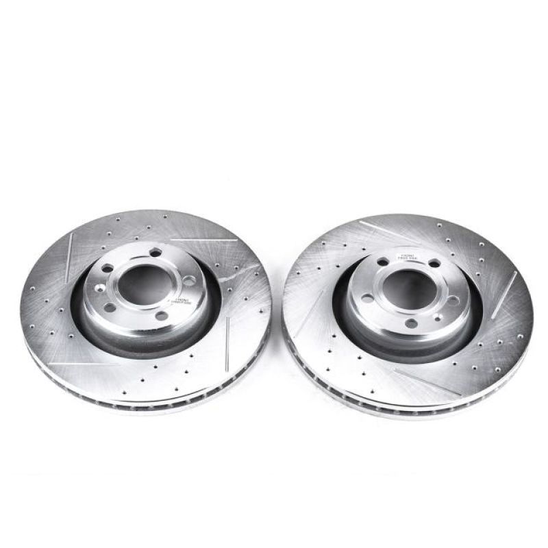 Power Stop 05-11 Audi A6 Front Evolution Drilled & Slotted Rotors - Pair-thumbmail-2