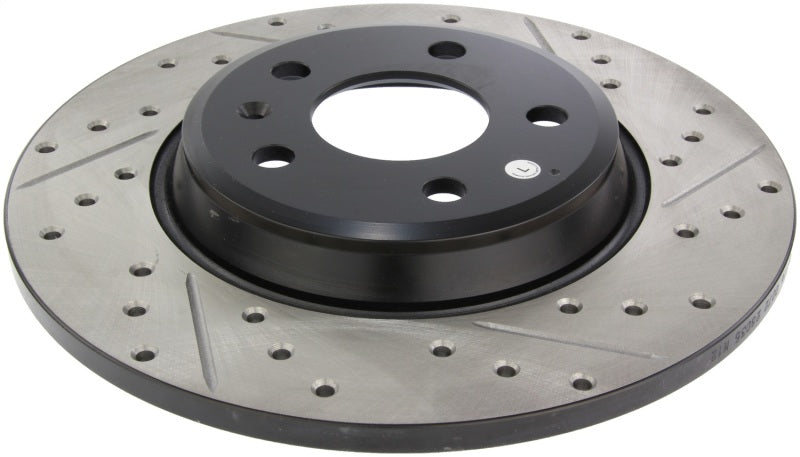 StopTech Power Slot 09-10 Audi A4/A4 Quattro / 08-10 A5 / 10 S4 Rear Left Drilled & Slotted Rotor-thumbmail-11