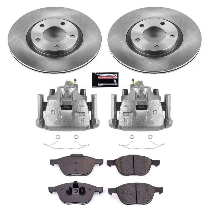 Power Stop 2008 Mazda 3 Front Autospecialty Brake Kit w/Calipers-thumbmail-1
