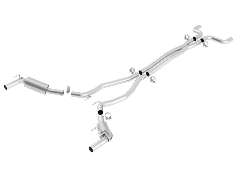 Borla 10-13 Chevy Camaro SS 6.2L V8 ATAK Catback Exhaust Incl. X Pipe works w/GFX Package-thumbmail-2