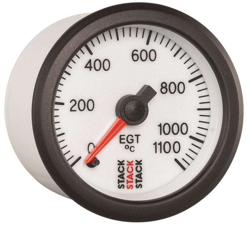 Autometer Stack 52mm 0-1100 Deg C Pro Stepper Motor Exhaust Gas Temp Gauge - White-thumbmail-6