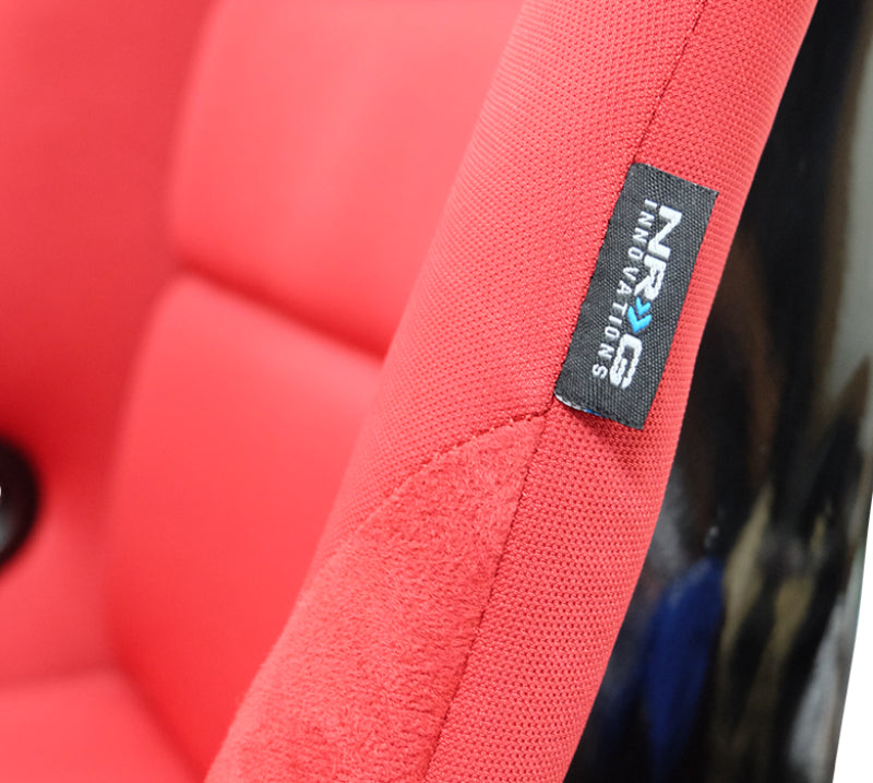 NRG FRP Bucket Seat (Red Cloth) - Large-thumbmail-13